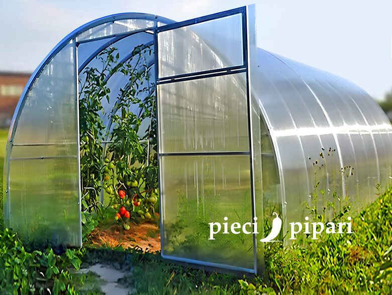 siltumnīca Pieci Pipari [platums 3m, caurule 40x20mm, solis 0.67m, Garden Titan]